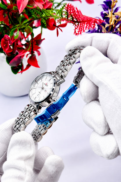 Rustet Quartz Square day&date ladies watch