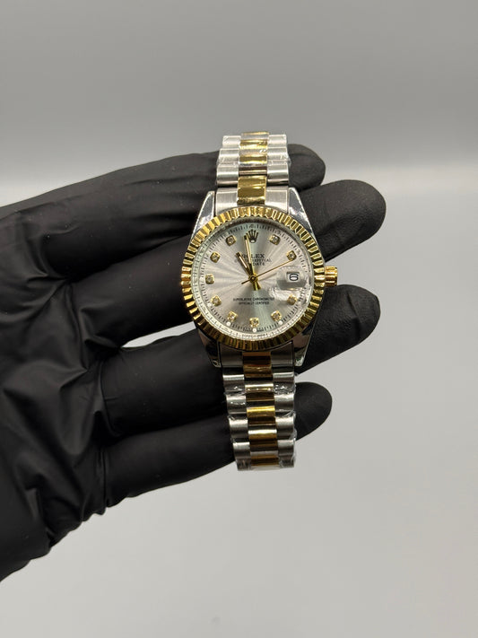 RX Two Tone Date Just Ladies Watch